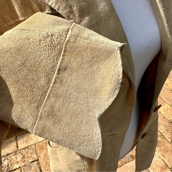 Arden B Leather Suede Jacket - Picture 6 of 9